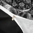 thumbnail image 4 of jejeloiu Black Rose Cow Queen Duvet Cover Set Kids,Farm Print Bedding,Reversible,3pcs(No Comforter), 4 of 6