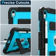 thumbnail image 3 of for iPad 9th 8th 7th Generation (10.2 inch, 2021/2020/2019) - Heavy Duty Shockproof Kid-Friendly Protective Cover, Built-in Kickstand With Shoulder Strap, 3 of 9