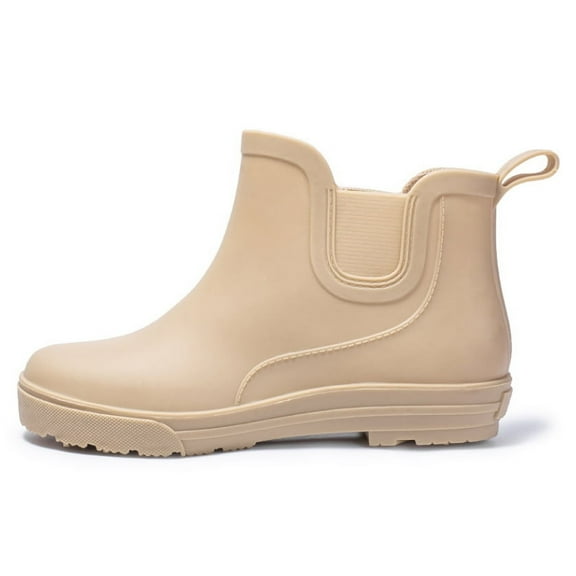 KAQ Women's Waterproof Plush Chelsea Bootie Chelsea Boot
