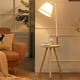 thumbnail image 4 of Lámpara de pie de madera moderna y minimalista con LED, 4 of 8