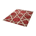 thumbnail image 6 of Home Decorative Nora Geometric Area Rug - Red, 4 Ft. x 6 Ft., 6 of 7