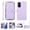 Purple, variant on Crossbody Wallet Case for Samsung Galaxy S20 Chain Lanyard & Wrist Hand Strap Case with Card Slots Zipper Pocket Kickstand, Premium PU Leather Magnetic Clasp Shockproof Flip Cover, White