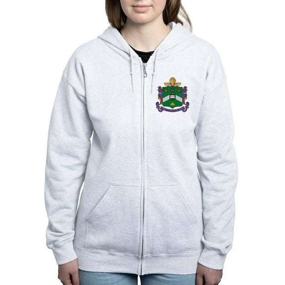 CafePress - Delta Sigma Phi Coat Of Arms Sweatshirt - Women's Zip Hoodie