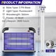 thumbnail image 2 of 4 Pack Bug Zapper Replacement Light Bulbs 10W for 20W Indoor Bug Zapper, BL T8 F10W 13Inch Light Tu, 2 of 5