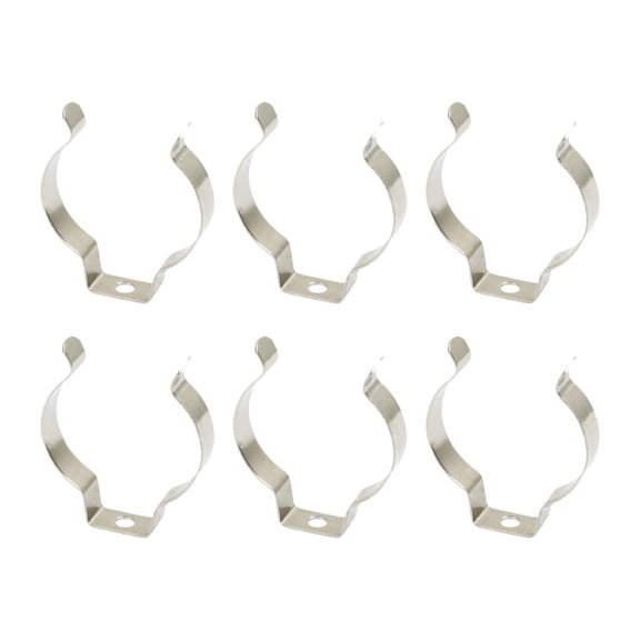 yotijay 6 Pieces T12 Holder Easy to Install Pipe Clamps Mounting Accessories steel