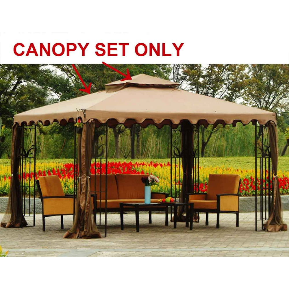 Sunjoy Replacement Canopy Set for LGZ043PST3 10X12 Gazebo Walmart
