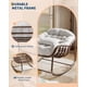 thumbnail image 5 of QinaQin Silla mecedora papasan para exterior, diseño cómodo tipo egg chair rocker para patio, jardín, recámara o porche, 5 of 7