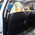 thumbnail image 5 of Uourmeti Retro Pineapple Floral Towel Car Seat Cover, Waterproof Warp Kitted Terry Cloth, Machine Washable, Suitable for SUVs and Trucks, 5 of 7