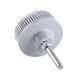 thumbnail image 4 of Disco de cerdas de 2 pulgadas, cepillo abrasivo de goma de esmeril, rueda de pulido para eliminar rebabas y óxido, color blanco, 4 of 14