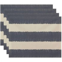Simply Daisy 18" x 14" Twisted Stripe Stripe Print Placemat