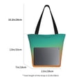 thumbnail image 3 of Disketp Orange To Teal Gradient1 for Women’s Casual Shoulder Tote Bag Cross-body Handbags for Shopping, Travel and Daily Use, 3 of 6