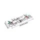 thumbnail image 3 of 24cm Christmas Tree Decoration Shiny Merry Letter Card For Hanging Ornament, 3 of 4