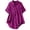 #0037-Hot Pink, variant on Women's Shirts Collared Button Front Loose Short Sleeve Solid Casual Blouses Summer Vacation Style Lightweight Breathable Loose Fit Dresses Gift