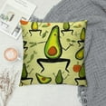 thumbnail image 2 of Nawypu  Home Decorative Throw Pillow Covers Avocado, Funny Cute Fruit Avocado Yoga Modern Pillow Case Cushion Cover for Sofa Couch Bed Farmhouse Pillows Covers Decor, 2 of 5
