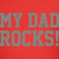 thumbnail image 3 of CafePress - My Dad Rocks! Kids Dark T Shirt - Dark T-Shirt Kids XS-XL, 3 of 4