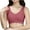 Wine, variant on Bigersell Full Support Bras for Women On Sale Padded Bras for Women No Underwire Balconette Bra Style B1867 Convertible Bras Pull-On Bra Closure Women's Plus Size Sports Bras High Impact Beige XL