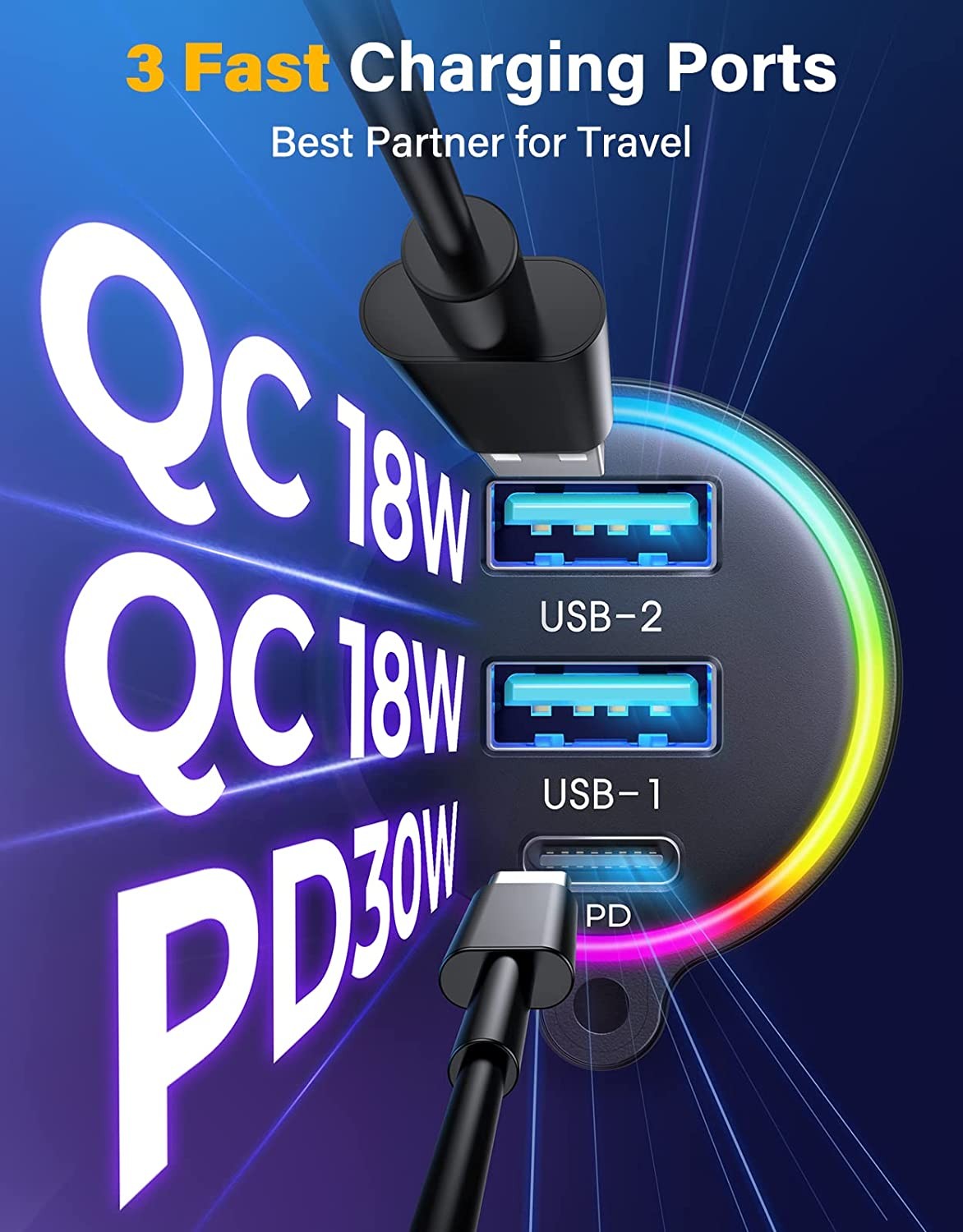 JOYROOM Bluetooth 5.3 FM Transmitter with USB-C PD photo 7