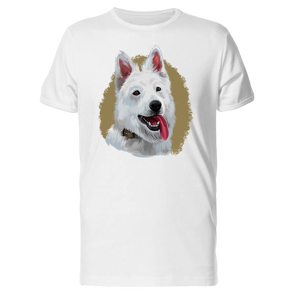 Berger Blanc Suisse Dog Tee Men's -Image by Shutterstock