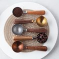 thumbnail image 6 of Easyworkz Retro Stainless Steel Coffee Scoop with Walnut Handle 10g / 1 Tbsp Coffee Measuring Spoon, Brass Gold, 6 of 9