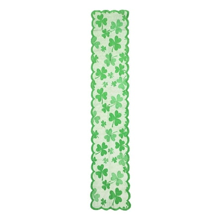 

St Patricks Day Decor Paper Table Runners Irish Festive Decoration Festival Dining Table Flag Party Decoration