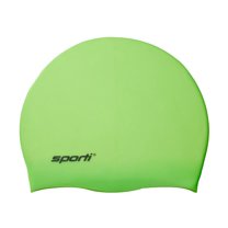 Sporti Neon Silicone Swim Cap - Snug Fit, Anti-Slip, Latex-Free, Lightweight