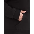 thumbnail image 4 of Time and Tru Women's and Women's Plus Zip Up Fleece Jacket with Hood, Sizes XS-4X, 4 of 5