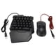 thumbnail image 1 of Conjunto convertidor de teclado y ratón con cable RGB inalámbrico para una mano Adaptador combinado de teclado y ratón para Android para Harmony para IOS, 1 of 10