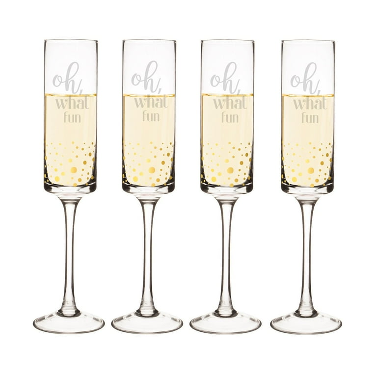 Fun champagne flutes deals