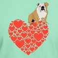 thumbnail image 3 of CafePress - Bulldog Heart Dark T Shirt - Men's Classic Graphic Cotton T-Shirt, 3 of 4