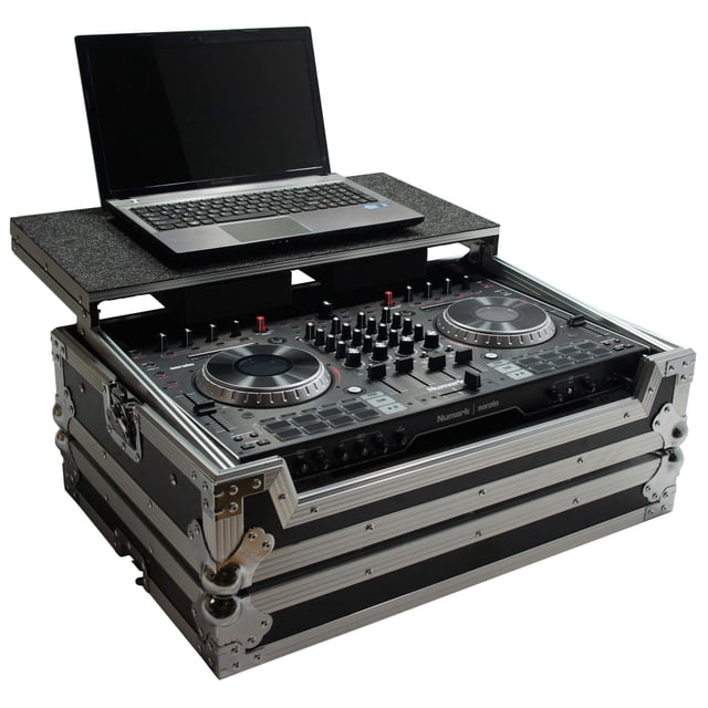 Harmony Audio HCNS6IILT Flight Glide Laptop Stand DJ Custom Case Compatible with Numark NS6 II