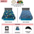 thumbnail image 3 of Bedding Soft Microfiber Comforter, Full, Super Mario, 3 of 6