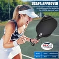 thumbnail image 2 of Pickleball Paddles Set of 2, USAPA Approved Carbon Fiber Pickleball Set, Lightweight Graphite Pickle Ball Rackets 2 Pack with 6 Balls, 1 Pickleball Bag, Pickle Ball Paddle Set for Men and Women, 2 of 8