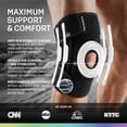 thumbnail image 3 of MODVEL Donut Knee Brace With Strap  Black (Large), 3 of 8