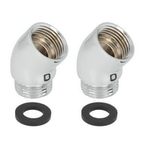 Shower Head Angles Adapter with Sealing Rings 145 Degree Shower Hose Elbow Connector Simple Installation for Bathroom