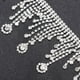 thumbnail image 5 of Cadena de danza del vientre con diamantes de imitación de cristal de 103cm, accesorios para ropa (borla de 6cm), 5 of 8