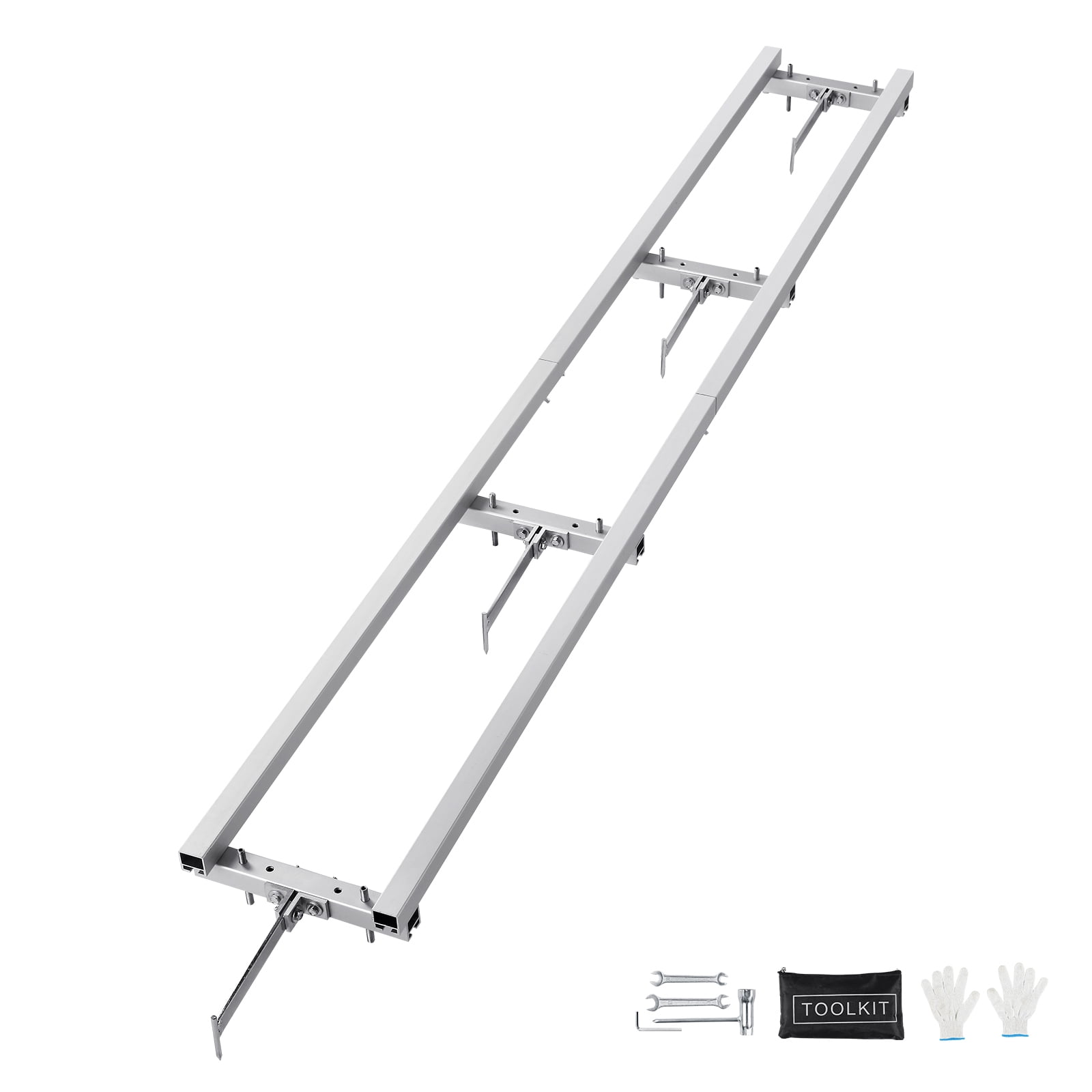 KFFKFF Chainsaw Milling Rail Guide Rail Mill Guide System 4 Crossbar Kits 9 ft
