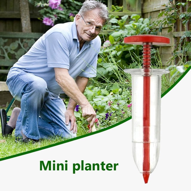 Maceta Mini Planta Sembradora Sembradora Manual Flor Hierba Sembradora Sembradora Dispensador