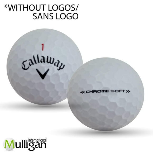 Mulligan - 48 Callaway Chrome Soft 5A Pristine Recycled Used Golf Balls, White