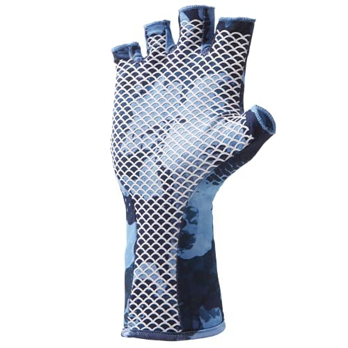 Quick-Drying Fingerless Fishing Gloves HUK Mens Sun Glove