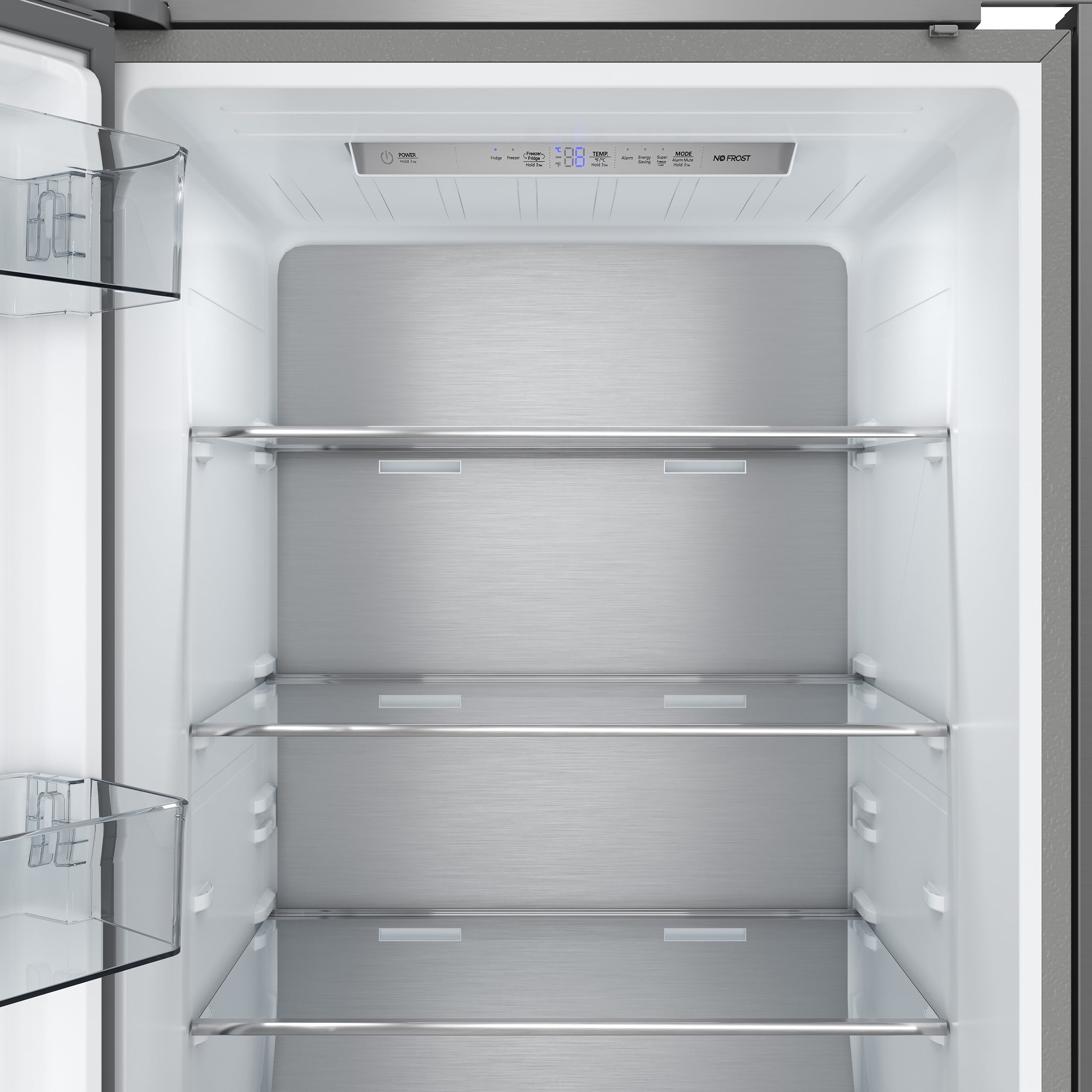 Forno Maderno 28" Built-In Convertible Refrigerator, 13.6 cu.ft. Left Swing with Decorative Grill - 32" Wide