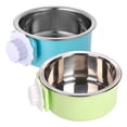thumbnail image 1 of Comedero para mascotas Kathson L, 15 cm, acero inoxidable, 2 unidades, 1 of 6