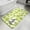 Yellow, variant on Sliced Lemon Washable Area Rugs for Living Room Bedroom, Large Non Slip Indoor Floor Carpet Absorbent Low Pile Simple Summer Tropical Green Door Mat Rugs for Bathroom Entryway 63"x90.6"