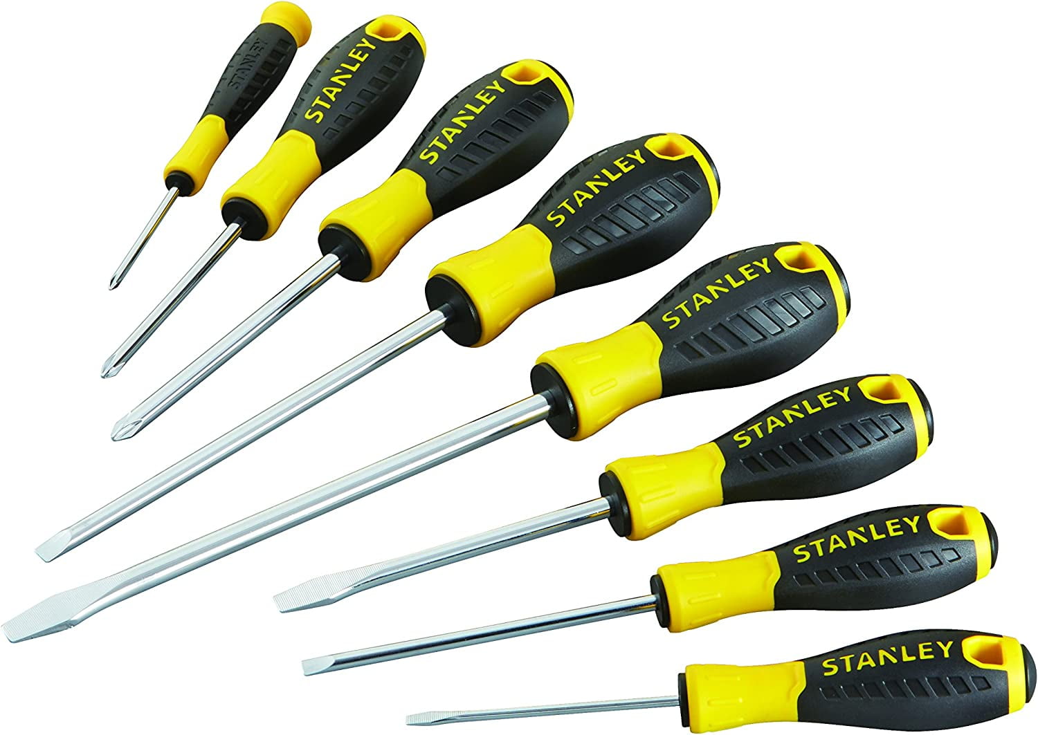 STANLEY - 0-60-210 Essential Screwdriver Set, 8 Piece