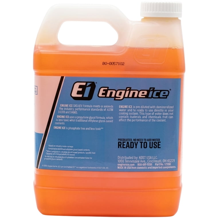 特大レア！1970’s 4711 MR ICE ビンテージ アドバタイジング Engine Ice, Hi-Performance SXS ATV Coolant, 1/2 Gallon, Orange