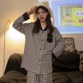 thumbnail image 1 of Pijamas de mujer de primavera y otoño de manga larga 2024 nuevo algodón dulce Hello Kitty Han Fan ropa de casa para niñas traje, 1 of 5
