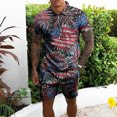 thumbnail image 1 of Vedolay summer sets men 2 piece 2023 Mens Sport Set Summer Tops and Athletic Shorts Stylish Casual Sweatsuit Sets,Black L, 1 of 2
