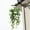 White, variant on Artificial Flowers for Outdoors, Fake Flowers, Faux Flowers for Outdoor Planters, Artificial Morning Glory Vines, Fade Resistant Fake Hanging Flowers for Indoor Outdoor Purple 1Pcs