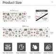 thumbnail image 3 of Yayeee Faucet Mat for Kitchen Sink 30" Diatomite Long Splash Guard Pad, White Nordic Christmas House, 2 Pack, 3 of 7
