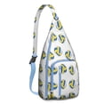 thumbnail image 1 of Sports Enthusiast Sling Backpack - Durable Crossbody Shoulder Bag with Ball Inspired Design, 1 of 4