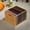 2 Pack, variant on Tekola Clear Acrylic File Box Organizer, Bamboo Hanging Folder Storage Boxes, Filing Crate Bin Holder with Handle for Home Office Desk, Letter Size